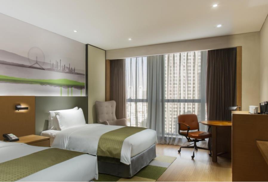 Holiday Inn & Suites Tianjin Downtown By Ihg,Tianjin Drum Tower,Joycity Shopping Mall,Tianjin Ancient Cultural Street,Haihe River,The Porcelain House,Convenient Access To Tianjin Binhai International Airport Kültér fotó