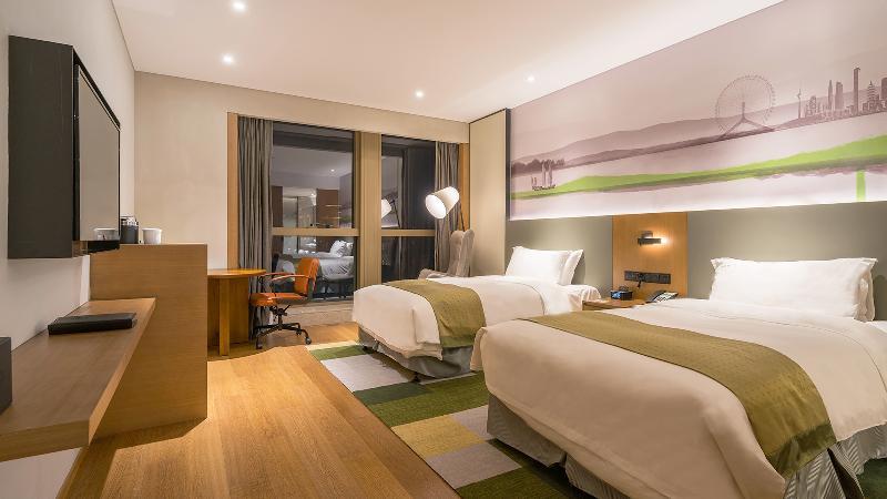 Holiday Inn & Suites Tianjin Downtown By Ihg,Tianjin Drum Tower,Joycity Shopping Mall,Tianjin Ancient Cultural Street,Haihe River,The Porcelain House,Convenient Access To Tianjin Binhai International Airport Kültér fotó